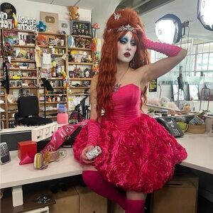 Chappell Roan Tiny Desk Halloween/Pride Costume
